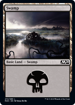 Swamp (272) (Magic 2020 Core Set) Light Play Foil