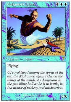 Mahamoti Djinn (7th Edition) Light Play Foil