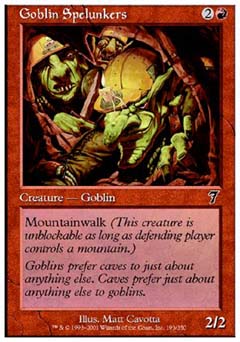 Goblin Spelunkers (7th Edition) Medium Play