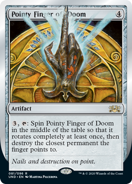 Pointy Finger of Doom (Unsanctioned) Light Play