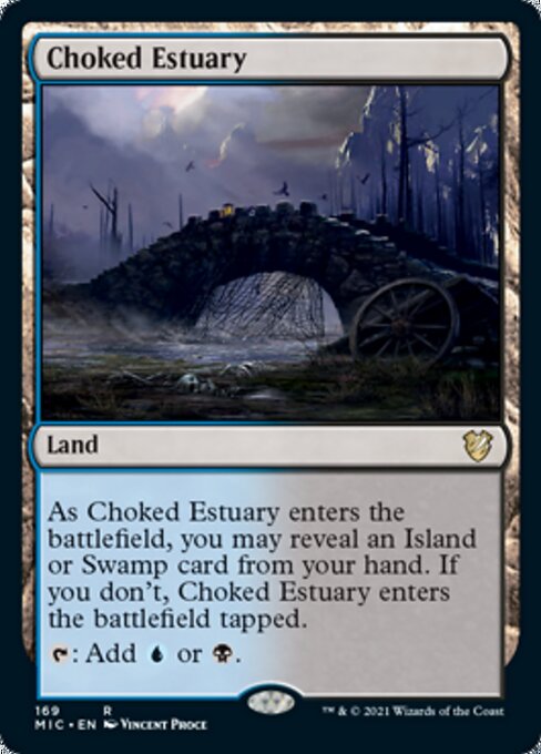 Choked Estuary (Commander 2021 Midnight Hunt) Light Play