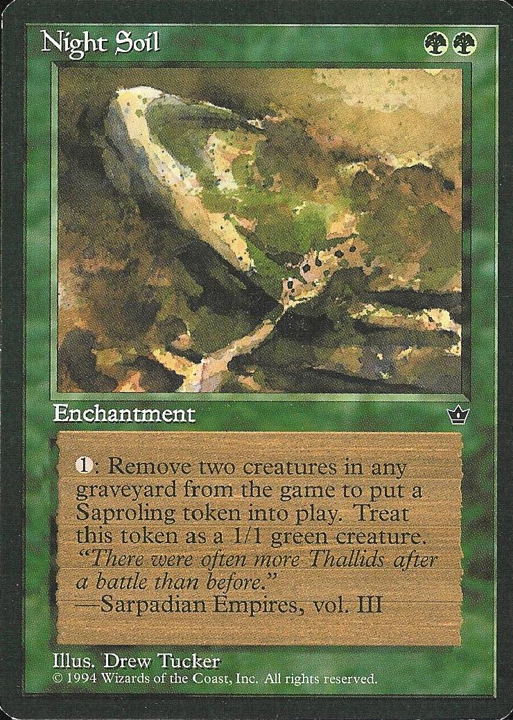 Night Soil (3) (Fallen Empires) Light Play