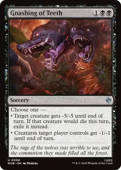 Gnashing of Teeth (The Hobbit) Near Mint Foil