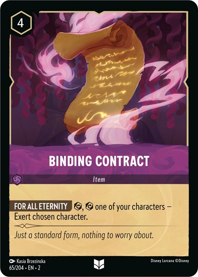 Binding Contract (Rise of the Floodborn) Near Mint Cold Foil