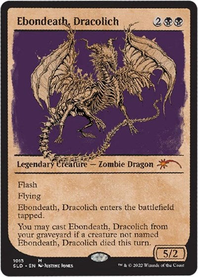 Ebondeath, Dracolich (Secret Lair) Near Mint Foil