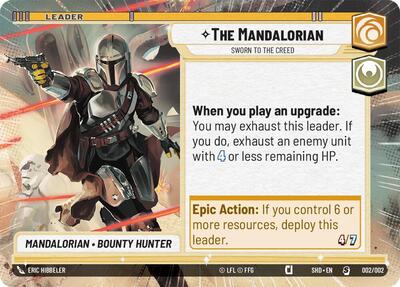 The Mandalorian Sworn To The Creed (Hyperspace) (Prerelease Promos) Near Mint