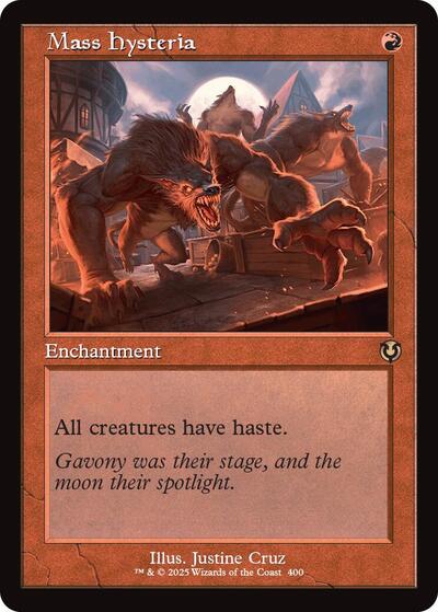 Mass Hysteria (Retro Frame) (Innistrad Remastered) Near Mint
