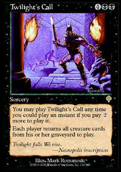Twilight's Call (Invasion) Damaged / Poor