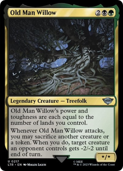 Old Man Willow (Universes Beyond: The Lord of the Rings: Tales of Middle-earth) Light Play Foil