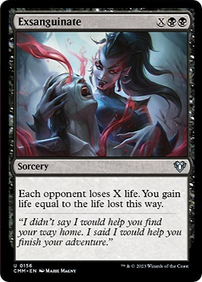 Exsanguinate (Commander Masters) Near Mint Foil