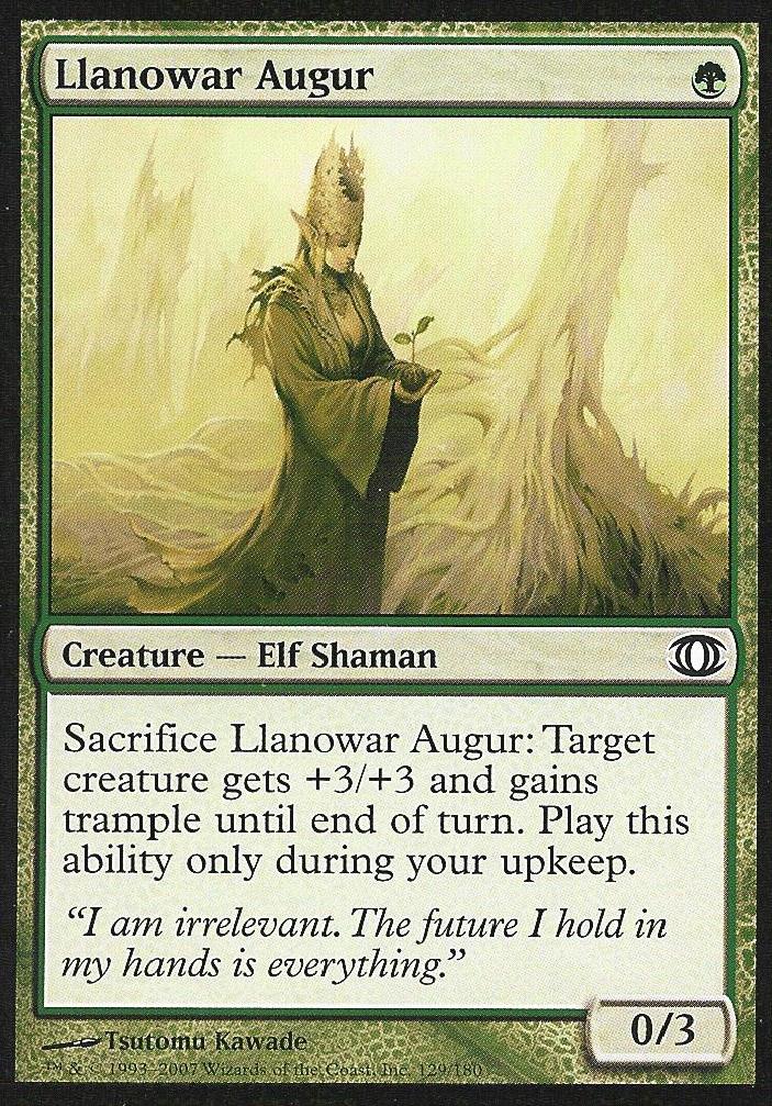Llanowar Augur (Futuresight) Medium Play Foil