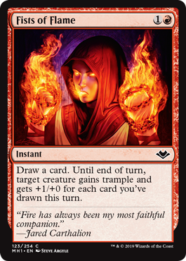 Fists of Flame (Modern Horizons) Medium Play