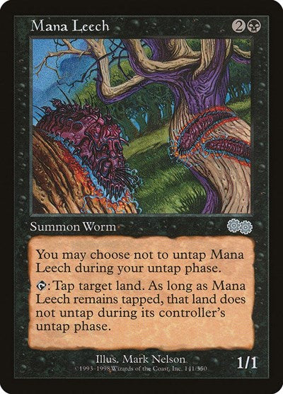 Mana Leech (Urza's Saga) Light Play