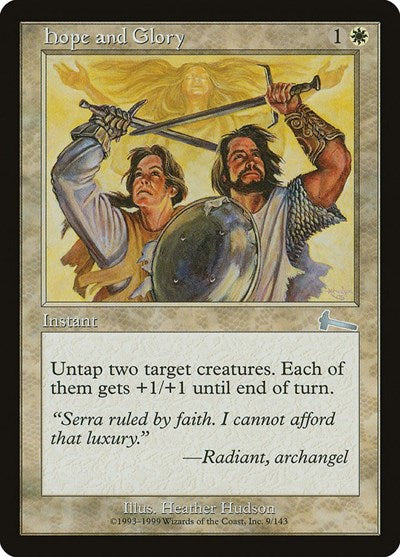 Hope and Glory (Urza's Legacy) Near Mint