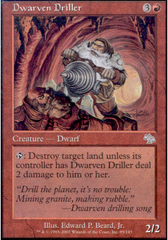 Dwarven Driller (Judgment) Damaged / Poor