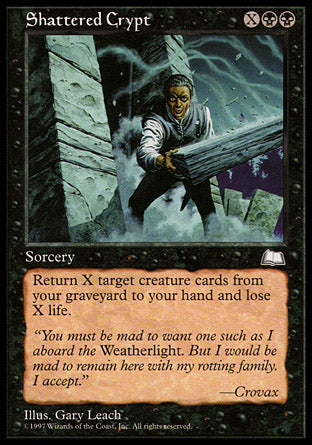 Shattered Crypt (Weatherlight) Medium Play