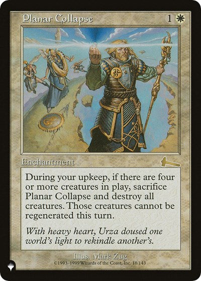 Planar Collapse (The List) Near Mint
