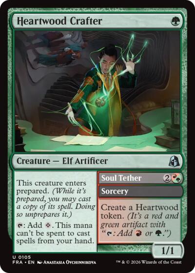 Heartwood Crafter (Reality Fracture) Near Mint Foil