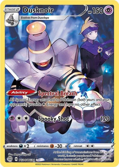 Dusknoir (SWSH09: Brilliant Stars Trainer Gallery) Near Mint Holofoil