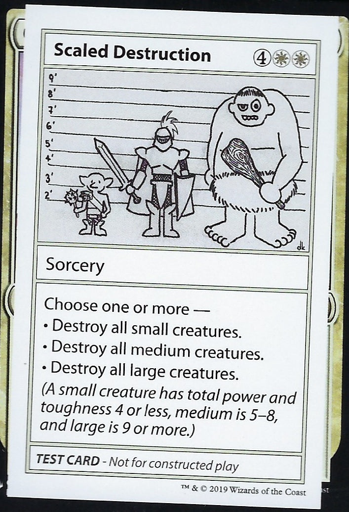 Scaled Destruction (Mystery Booster Test Print) Near Mint