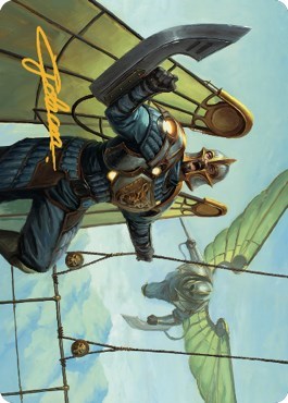 Air Marshal Art Card (Gold-Stamped Signature) (Art Series: The Brothers' War) Near Mint