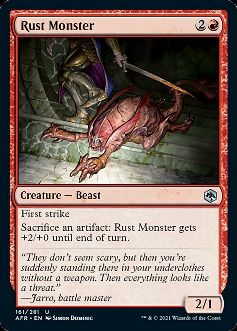 Rust Monster (Adventures in the Forgotten Realms) Light Play Foil
