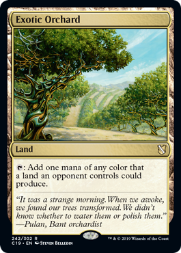 Exotic Orchard (Commander 2019) Medium Play