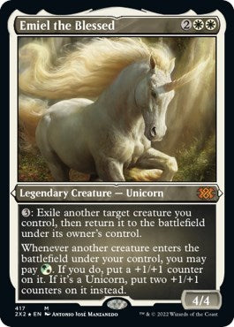 Emiel the Blessed (Foil Etched) (Double Masters 2022) Near Mint Foil