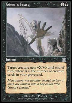 Ghoul's Feast (Mercadian Masques) Light Play Foil