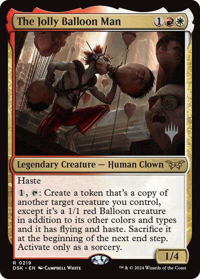 The Jolly Balloon Man (Promo Pack: Duskmourn: House of Horror) Light Play Foil