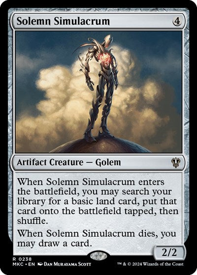 Solemn Simulacrum (Commander: Murders at Karlov Manor) Near Mint