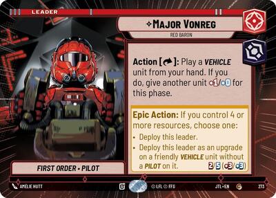 Major Vonreg Red Baron (Hyperspace) (Jump to Lightspeed) Near Mint