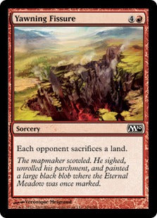 Yawning Fissure (Magic 2010 Core Set) Near Mint Foil