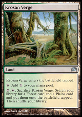 Krosan Verge (Planechase 2012) Light Play