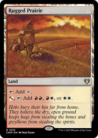 Rugged Prairie (Commander Masters) Light Play