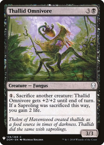 Thallid Omnivore (Mystery Booster) Light Play
