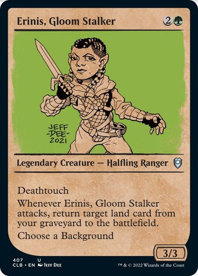 Erinis, Gloom Stalker (Showcase) (Commander Legends: Battle for Baldur's Gate) Light Play Foil