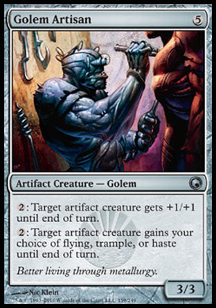 Golem Artisan (Scars of Mirrodin) Medium Play Foil