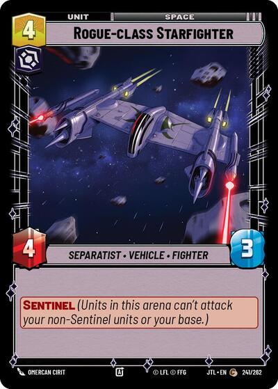 Rogue-class Starfighter (Jump to Lightspeed) Near Mint