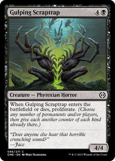 Gulping Scraptrap (Phyrexia: All Will Be One) Light Play
