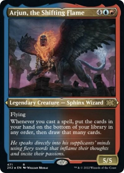 Arjun, the Shifting Flame (Foil Etched) (Double Masters 2022) Near Mint Foil