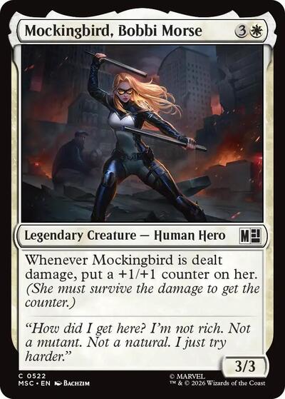 Mockingbird  Bobbi Morse  0522|1|0|0.00