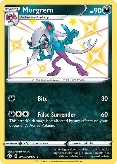 Morgrem (Shining Fates: Shiny Vault) Near Mint Holofoil
