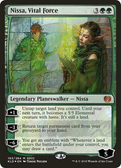 Nissa, Vital Force (SDCC 2018 Exclusive) (Promos: Media) Near Mint Foil