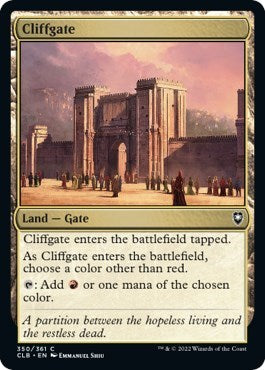 Cliffgate (Commander Legends: Battle for Baldur's Gate) Near Mint Foil