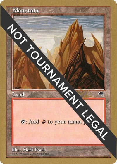 Mountain (Vertical) - 1998 Ben Rubin (TMP) (World Championship Decks) Medium Play