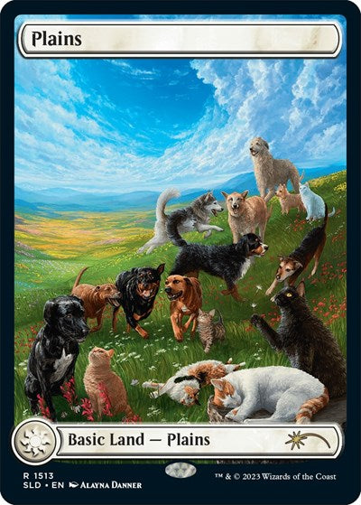 Plains (1513) (Secret Lair) Damaged / Poor Foil