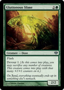 Gluttonous Slime (Conflux) Medium Play Foil