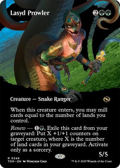 Lasyd Prowler (Borderless) (Tarkir: Dragonstorm) Near Mint Foil