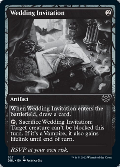 Wedding Invitation (Innistrad: Double Feature) Light Play